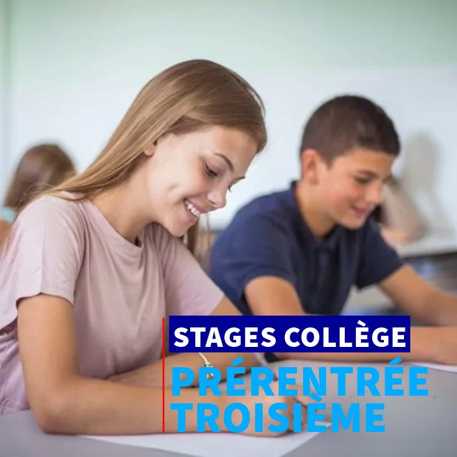 Stages de prérentrée en Troisième