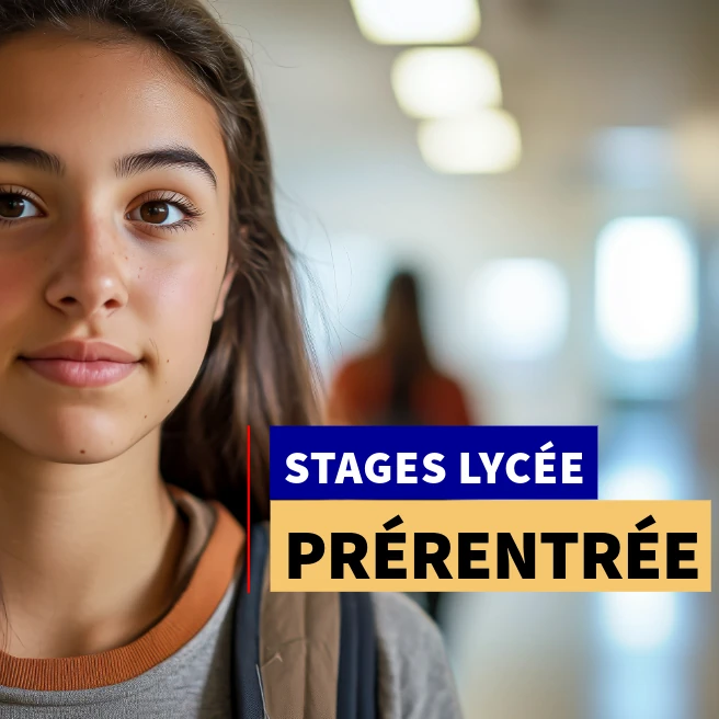 Élève de lycée à Paris participant à un stage de prérentrée chez Ipécom Paris