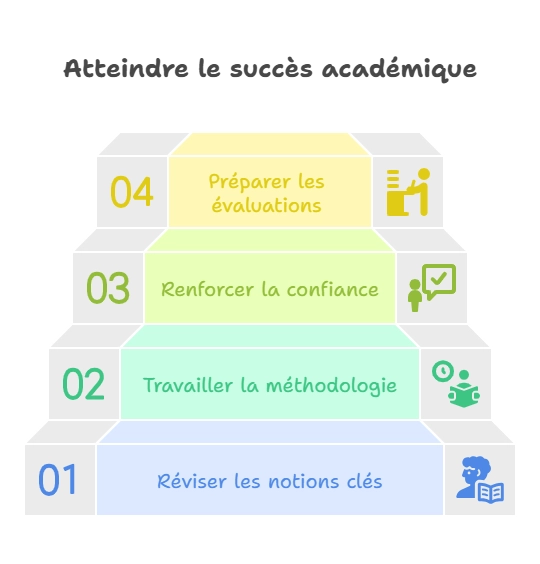 Objectifs pédagogiques du stage de Toussaint - Réviser, Méthode, Confiance, Évaluations