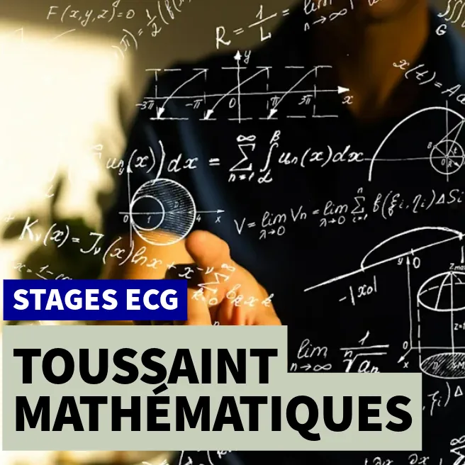 Élève en stage Toussaint ECG en mathématiques à Ipécom Paris – préparation concours BCE et Ecricome