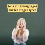 Avis et témoignages modules lycée