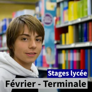 Élève de Terminale participant à un stage intensif de février à Ipécom Paris