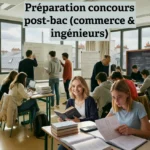 Stage de préparation aux concours post-bac commerce et ingénieurs avec élèves en travail intensif à Paris