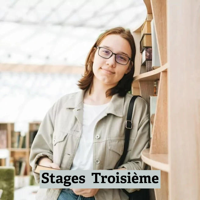 Élève de Troisième en situation de travail lors d’un stage scolaire – préparation au brevet et méthodologie