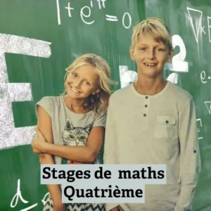 Visuel de couverture d’un stage de maths en Quatrième au collège à Ipécom Paris