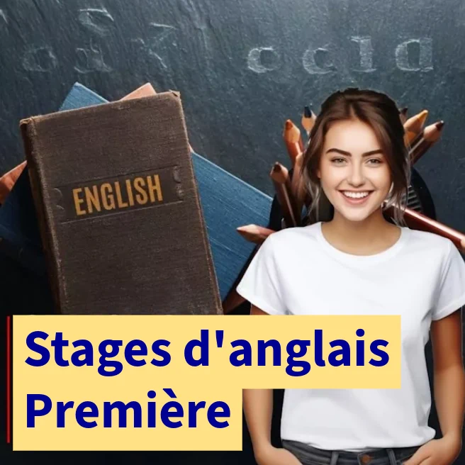 Stage d’anglais en Première à Ipécom Paris : élève travaillant l’expression orale et écrite en anglais.