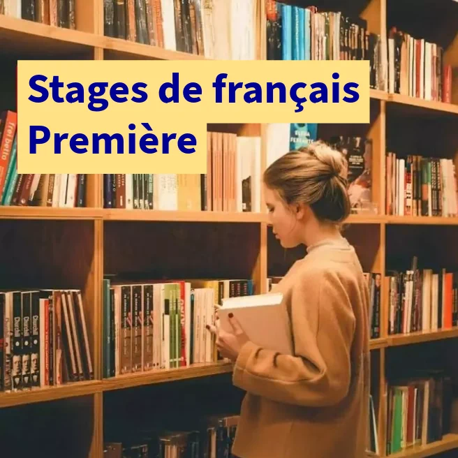 Stage intensif de français de Première à Ipécom Paris : élève travaillant la littérature et la méthodologie du bac de français.