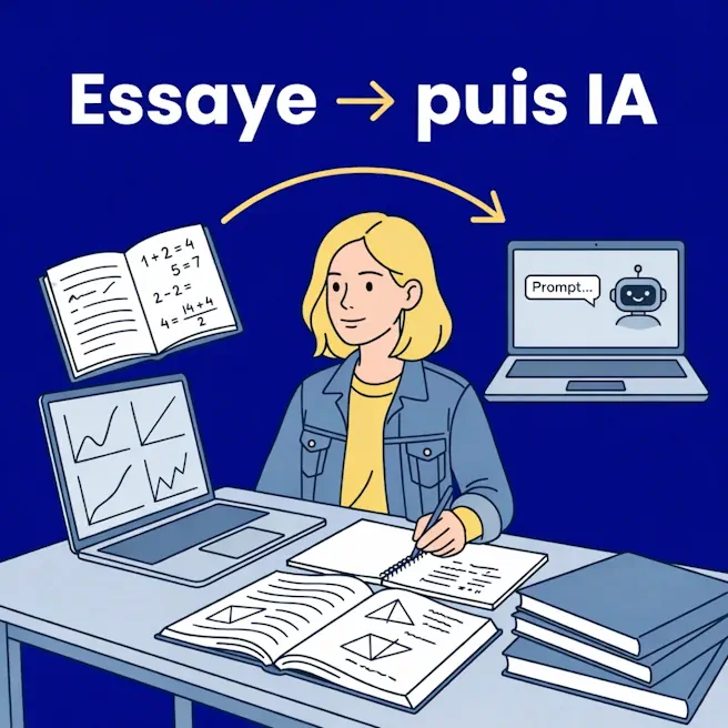 Essayer seul avant d’utiliser l’intelligence artificielle pour apprendre