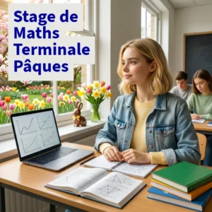 Stage intensif de mathématiques Terminale pendant les vacances de printemps chez Ipécom Paris.