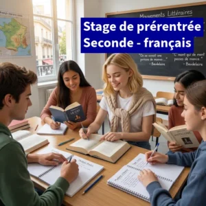 Stage de prérentrée de français pour élèves de Seconde à Ipécom Paris en petit groupe