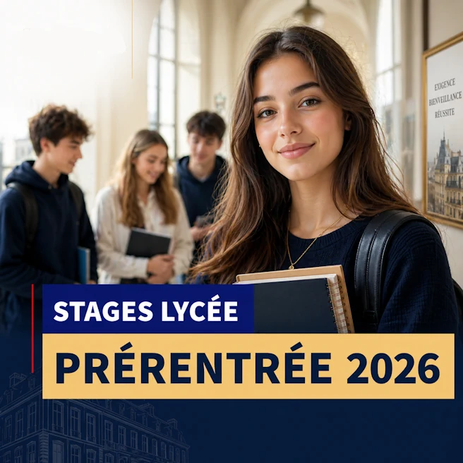 Élève de lycée en stage de prérentrée à Paris chez Ipécom Paris
